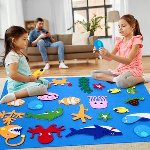 Cảm Thấy Bảng Câu Chuyện Kit Biển Mầm Non Kể Chuyện Đồ Chơi Cho Lớp Học Mẫu Giáo Đầu Học Tập Tương Tác Giáo Dục Đồ Chơi - Product Image 5