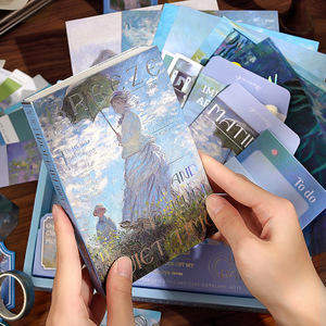 Kit de álbum de recortes diario pegatina diario cuaderno conjunto para niñas regalos arte Vintage artesanía planificador álbum diario - Product Image 4