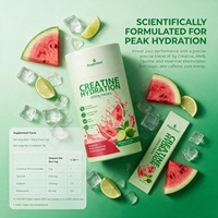 Poudres de créatine hydratante de qualité supérieure OEM ODM, sachets individuels portables de mélange de créatine pour l'entraînement et la nutrition sportive quotidienne
