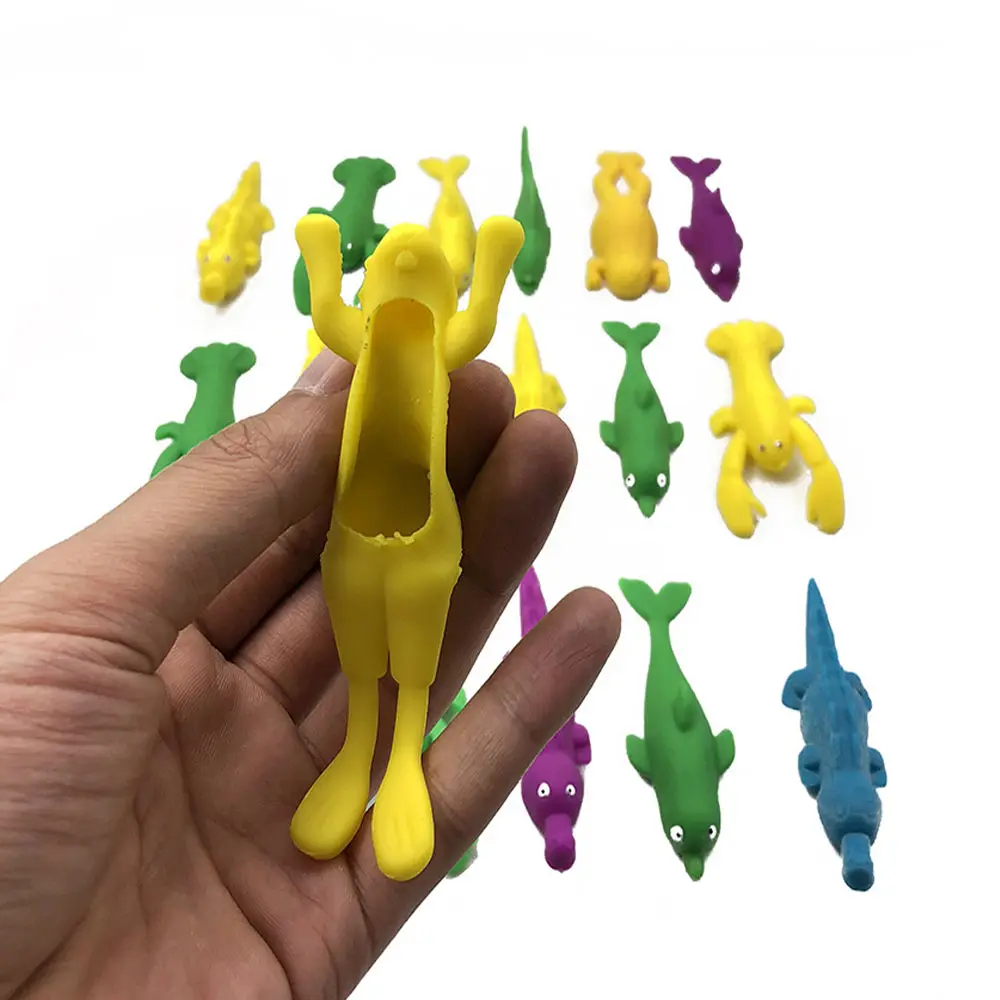 LZY639 giocattoli da dito per animali da fionda in TPR volanti morbidi economici per vari festival
