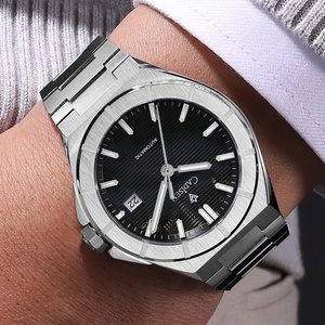 CADISEN Nouvelles montres pour hommes, montre automatique de style business, mouvement japonais 8215, mécanique, 40 mm, verre saphir AR, étanche 100 m, montre-bracelet - Product Image 4