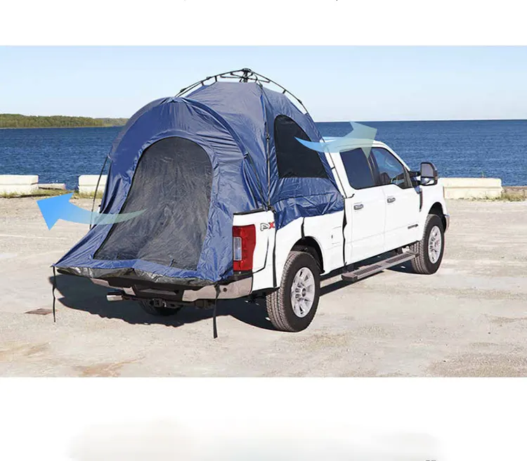 Draagbare Waterdichte Pick-Up Truck Bed Tent Pick-Up Truck Dak Tent Voor Buiten Kamperen