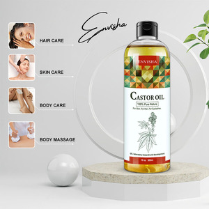 Olio di Ricino Nero Puro al 100% Biologico Vegano per Nutrire i Capelli e Favorire la Crescita di Ciglia e Capelli - Etichetta Privata - Product Image 4