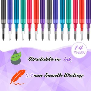 Stylos Gel Effaçables en Gros X1111-2 – Pointe 0.7MM et 0.5MM, Encre Colorée, Stylos à Friction en Plastique pour École, Bureau et Fournitures d'Écriture - Product Image 3