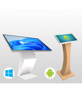 Ngang 32 43 49 55 65 inch cảm ứng hồng ngoại kiosk LCD màn hình quảng cáo kỹ thuật số biển thông tin hiển thị tầng video - Product Image 1