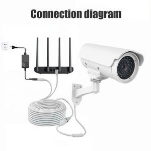 Cable de red CAT5 CAT6, fuente de alimentación, cable integrado de CC RJ45, parche Ethernet de alimentación de CC, Cable integrado para cámara exterior, teléfono <span class=keywords><strong>IP</strong></span> - Product Image 4