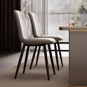 Chaise de table à manger <span class=keywords><strong>scandinave</strong></span> de luxe avec dossier décontracté maison café hôtel tabouret repas accessible meubles de remplacement - Product Image 1