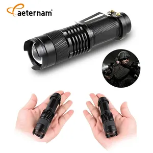 L2 T6 Q5 Lantern Adjustable Focus zoomable Waterproof Light Pocket Camping Hunting Mini Pen LED torch light lantern Flashlight