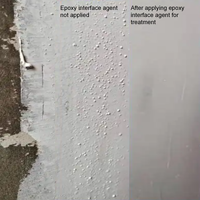 Agent d'interface époxy à base d'eau pour renforcer les surfaces neuves et anciennes, liquide de base écologique et durable pour la réparation des toitures, haute résistance