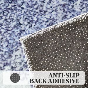 Bộ thảm nhà tắm 3 món chất liệu microfiber, mềm mại, chống trơn trượt, siêu mềm, thấm hút, thảm hình chữ U cho nhà vệ sinh - Product Image 5