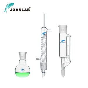 JOAN Lab Glassware Coiled Soxhlet Distillation Apparatus