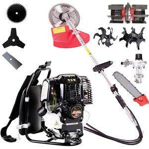 Customized High-Power Petrol Four-Stroke Aluminium Backpack Harvester with Grass Cutter and Rotary Tiller Attachments 55.7cc - Product Image 4