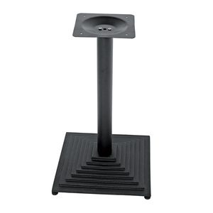 Base de Mesa Moderna de Metal Negro, Juego de 5 Piezas, Diseño Minimalista Duradero, Acabado en Cuero PU y Mármol para Muebles de Comedor de Apartamento - Product Image 2