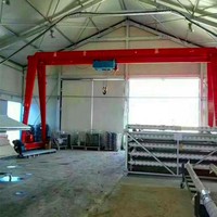 Pont roulant monopoutre électrique Mingdao 15t 20t avec moteur et boîte de vitesses, garantie 1 an