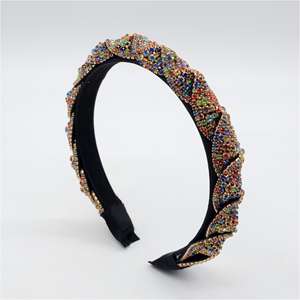 Elegante brillante borla pelo aro Huggie dibujos animados Rhinestone fila perforación naturaleza accesorios para el cabello extravagante anillo para el cabello - Product Image 6