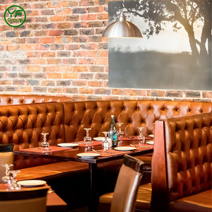 Vendita di Fabbrica: Arredamento di Lusso per Ristoranti, Divanetti a U Personalizzati in Pelle e Legno per Bar e Ristoranti - Product Image 4