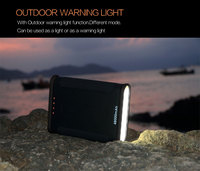 Batterie externe d'urgence GP20 50000 mAh avec USB-C PD 60W, sortie prise allume-cigare 12V/15A, compatible chargeur solaire pour le camping en extérieur