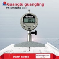 Sondeur de profondeur numérique à affichage haute précision Guanglu avec base de mesure pour petites profondeurs de trous