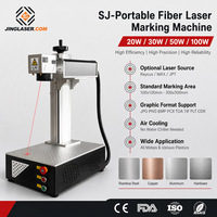 Machine de marquage laser portable SJ - 20W 30W 50W 100W - Gravure profonde en relief - Certifiée CE - Frais de port réduits - Haute vitesse de gravure
