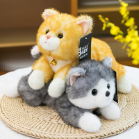 Peluche chien Kawaii en gros, jouet en peluche doux, poupée animale en peluche mignonne pour filles, cadeau d'anniversaire pour enfants
