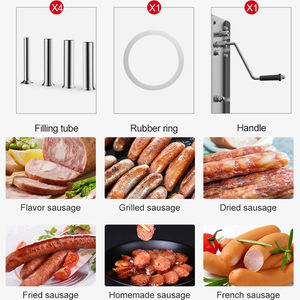 5L 7L <span class=keywords><strong>10L</strong></span> 15L <span class=keywords><strong>Poussoir</strong></span> à Viande Maquinas Para Hacer Embutidos Embutir Chorizos <span class=keywords><strong>Saucisse</strong></span> Stuffer Remplissage Faisant la Machine - Product Image 3