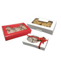 Boîte d'emballage personnalisée en papier pour biscuits, avec compartiments