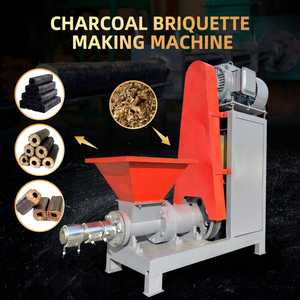 Machine complète de fabrication de charbon de biomasse, extrudeuse de briquettes de sciure de bois, four de carbonisation horizontal pour charbon de bois - Product Image 1