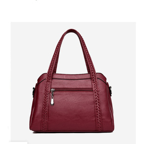 Sacs à main en Faux <span class=keywords><strong>cuir</strong></span> <span class=keywords><strong>souple</strong></span> pour femmes, sacoches Hobo élégantes, <span class=keywords><strong>sac</strong></span> à main et pochettes pour dames, nouvelle collection, - Product Image 5