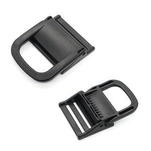 Boucle de fixation latérale en plastique noir réglable pour sacs, attaches durables H062 - Product Image 1