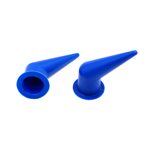 Pistola de Calafateo de Silicona con Boquilla Cónica en Ángulo de <span class=keywords><strong>45</strong></span> <span class=keywords><strong>Grados</strong></span> para Sellado de Plástico y Vidrio Azul - Product Image 4