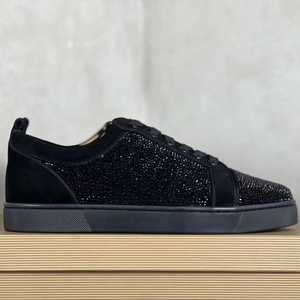 Nuevo Estilo de Zapatos Deportivos para Hombre, Ligeros, Transpirables, Antiolor, a la Moda, para Correr, Caminar y Tenis, con Diseño de Fondo Rojo - Product Image 4