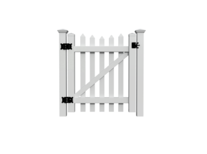 Fentech Chất lượng cao giá tốt ehiyr Vinyl vườn hàng rào PVC hàng rào - Product Image 4