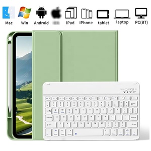 Clavier et étui pour iPad 11 pouces A16 11e génération 2025 et iPad 10e génération <span class=keywords><strong>2022</strong></span> 10,9 pouces avec clavier et coque magnétique détachable - Product Image 2