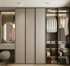 Armadio di Lusso in Legno Massello Personalizzato con Soluzione Completa per la Casa, Ferramenta in Acciaio Inox, Mobili Moderni per Camera da Letto - Product Image 4