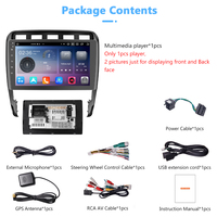 Lecteur DVD de voiture Android 13 7 pouces 8 cœurs pour Porsche Cayenne 2004-2012 avec WIFI intégré Radio GPS 4+64 Go