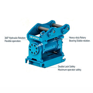 Attache rapide hydraulique inclinable We-Attach WQCT-S40A, rotateur rapide à 360°, pour mini-pelles de 2 à 6 tonnes, à vendre - Product Image 2