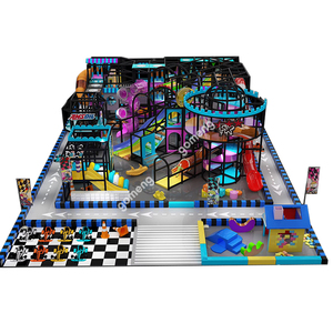 Parque de Atracciones de Lujo con Gran Gimnasio Interactivo, Castillo de Escalada de Gran Capacidad, Laberintos y Equipamiento para Parques Infantiles Interiores - Product Image 3