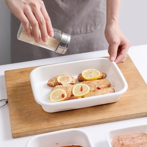 Kitchen Items Food Storage Outdoor <b>Small</b> Fruit Dish <b>Tray</b> Leakproof Detachable Portable Plastic Dish <b>Tray</b> with Transparent - Product Image 5