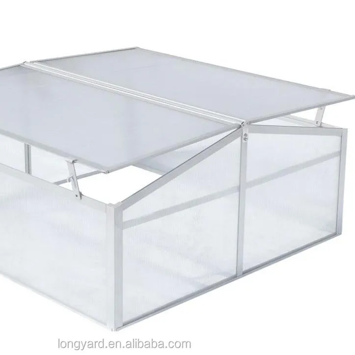 Mini serre en polycarbonate de 4mm, mini serre à cadre froid pour jardin