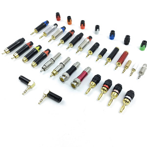 Conector RCA Phono Jinsanhu de 3.18mm, 1 Pin, Tipo Colgante, En Línea, para Audio y Video, Aislamiento Rojo y Negro - Product Image 4