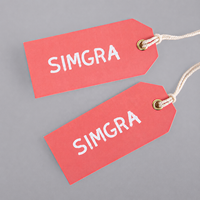 Étiquettes volantes personnalisées avec logo imprimé et œillet métallique pour vêtements et emballages cadeaux