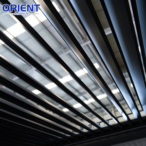 Pérgola de lujo moderna para exteriores Pabellón independiente a prueba de viento de aluminio para exteriores <span class=keywords><strong>con</strong></span> cortina a prueba de viento - Product Image 6