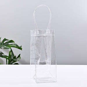 Custom PVC sacchetto sacchetto <span class=keywords><strong>richiudibile</strong></span> imballaggio trasparente promozione PVC borsa con manico Shopping sacchetto di plastica per il regalo - Product Image 5