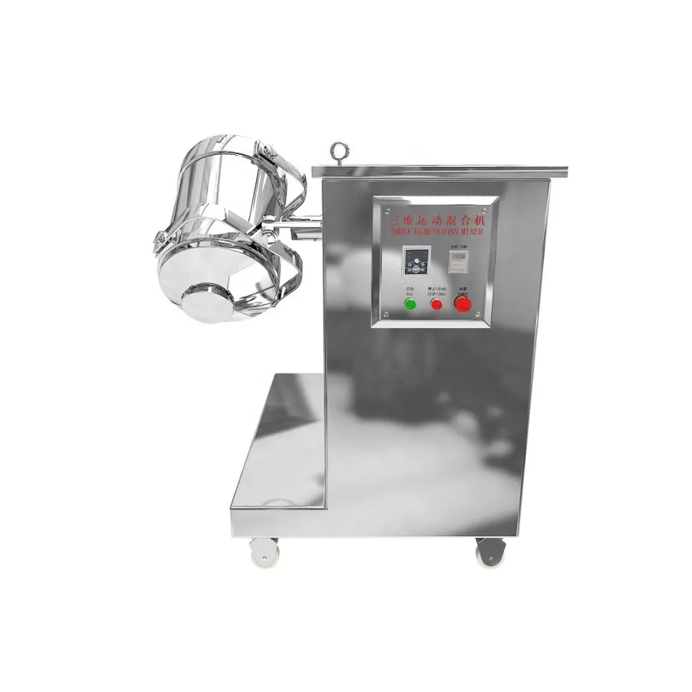 Máquina mezcladora de rotación 3D, mezclador de polvo de proteína seca a la venta