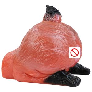 Двухканальная чашка для мастурбации с большой задницей, Реалистичная Анальная и вагинальная Мужская секс-игрушка для увеличения удовольствия, TPE - Product Image 4