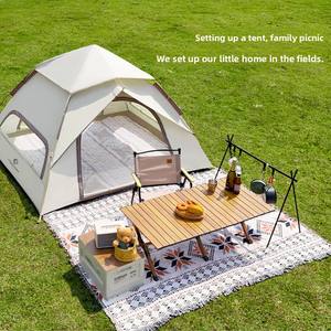 Carpa Plegable Portátil para Exteriores, Equipo de Campamento, Carpa Impermeable para Pasar la Noche, Reforzada, Totalmente Automática, para <span class=keywords><strong>Playa</strong></span> e Interiores, 210D - Product Image 4