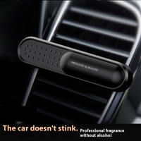 Couvercle coulissant magnétique moderne en métal solide usine directe désodorisant de voiture évent réglable diffusion efficace de parfum OEM/ODM