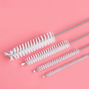 Cepillo de Limpieza Doméstico Hecho de Material de Nailon para Limpiar las Grietas de Biberones, Botellas de Agua y Pajitas - Product Image 1