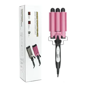 Hair Curling Tool Long Barrel Curling Iron Wand Curl Electric Curling Wand 3 Barrel Curling Iron Hair Curler