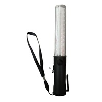 Maxroad MR-TB-026 LED Traffic Baton ABS 26cm Airport Control Warning Clignotant Rechargeable Magnétique Traffic Wand Stick Light